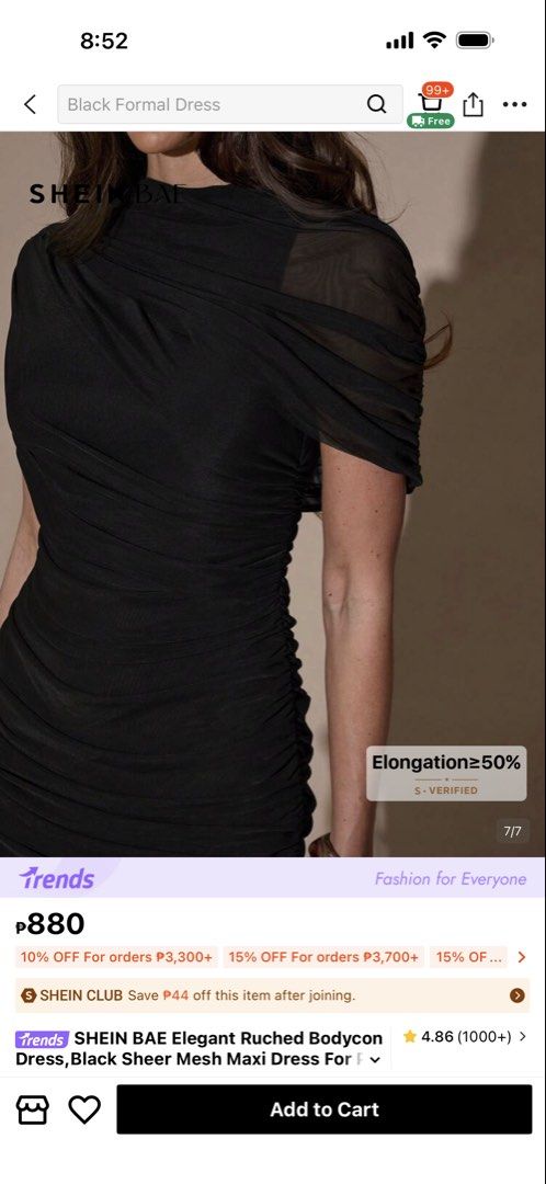 Brandnew Black Plus Size Long Gown (Category: Evening dresses & gowns) located in Manila. Submitted by pachoooli (Listing ID 1454692866, Image 3). Description: .