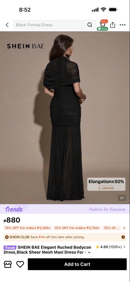 Brandnew Black Plus Size Long Gown (Category: Evening dresses & gowns) located in Manila. Submitted by pachoooli (Listing ID 1454692866, Image 2). Description: .