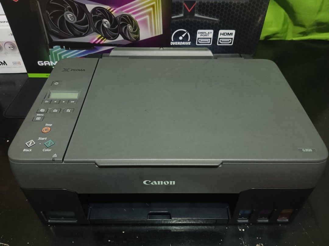 Canon Printer (Category: Printers, Scanners & Copiers) located in Manila. Submitted by jmr_onetwo (Listing ID 1454562456, Image 1). Description: pixma g2020 Selling as is Rfs: decluttering Valenzuela City.