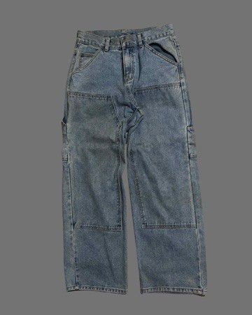 COLLAVO Denim Carpenter Baggy Jeans (Category: Jeans) located in Valenzuela. Submitted by furbrent (Listing ID 1454685411, Image 3). Description: COLLAVO DOUBLE KNEE CARPENTER PANTS HARD HEAVY W - 32 L - 40.5 T - 13 H - 10.