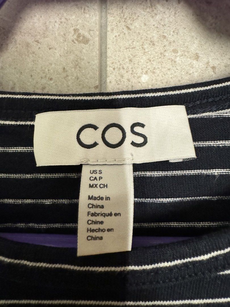 COS Striped T-shirt - Size S (Category: Others Tops) located in Manila. Submitted by archiiives (Listing ID 1454695496, Image 3). Description: .