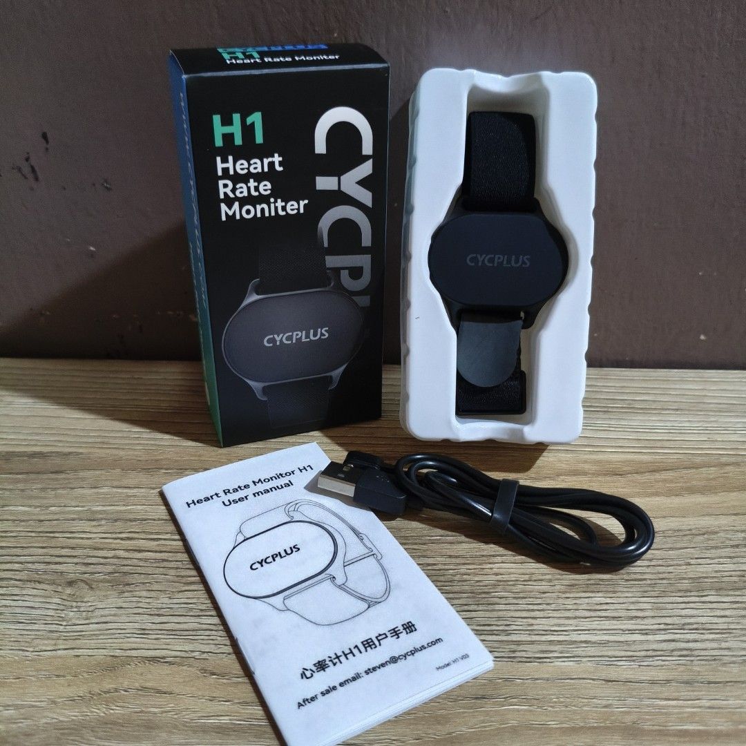 Cycplus H1 Heart Rate Monitor (Category: Bicycles) located in Kuantan. Submitted by akobpolisa74445 (Listing ID 1454573346, Image 1). Description: 1X Cycplus H1 Heart Rate Monitor Item baru Buka untuk test dan ambil gambar sahaja Video akan diberikan atas permintaan Barang Tiada warranty sebab dah bawah harga market Sila test dalam masa 24jam selepas barang diterima Pemberitahuan kerosakan mesti dalam tempoh 24jam selepas barang diterima Boleh ba