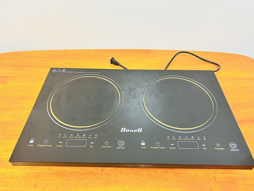 Dowell Double Induction Cooker IC-51TC (Category: Cookers) located in Mandaluyong City. Submitted by fierce_ladeclutter (Listing ID 1454706098, Image 2). Description: MODEL: IC-51TC Used but not abused. No more box. Original Price: 9,900 Selling Price 7,500 - Dowell Double Induction Cooker - Two heating zones - Multiple functions: Boil, Steam, Soup, Milk - Includes Lock and Timer settings - Easy to use ON/OFF button - Ideal for busy kitchens.