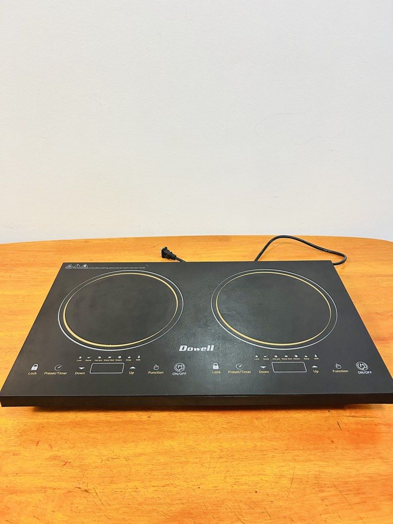Dowell Double Induction Cooker IC-51TC (Category: Cookers) located in Mandaluyong City. Submitted by fierce_ladeclutter (Listing ID 1454706098, Image 1). Description: MODEL: IC-51TC Used but not abused. No more box. Original Price: 9,900 Selling Price 7,500 - Dowell Double Induction Cooker - Two heating zones - Multiple functions: Boil, Steam, Soup, Milk - Includes Lock and Timer settings - Easy to use ON/OFF button - Ideal for busy kitchens.