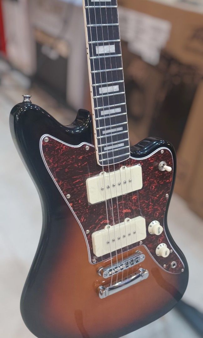 Electric Guitar - Severo Jazzmaster Modern Classic Series (Category: Musical Instruments) located in Manila. Submitted by daryloflyric30 (Listing ID 1454618809, Image 3). Description: Part of SEVERO Guitars’ Modern Classic Series, this model combines timeless style with dependable modern performance.. Its offset Jazzmaster-inspired body, roasted maple neck, and comfortable C-shaped profile deliver excellent playability and all-day comfort.. The p