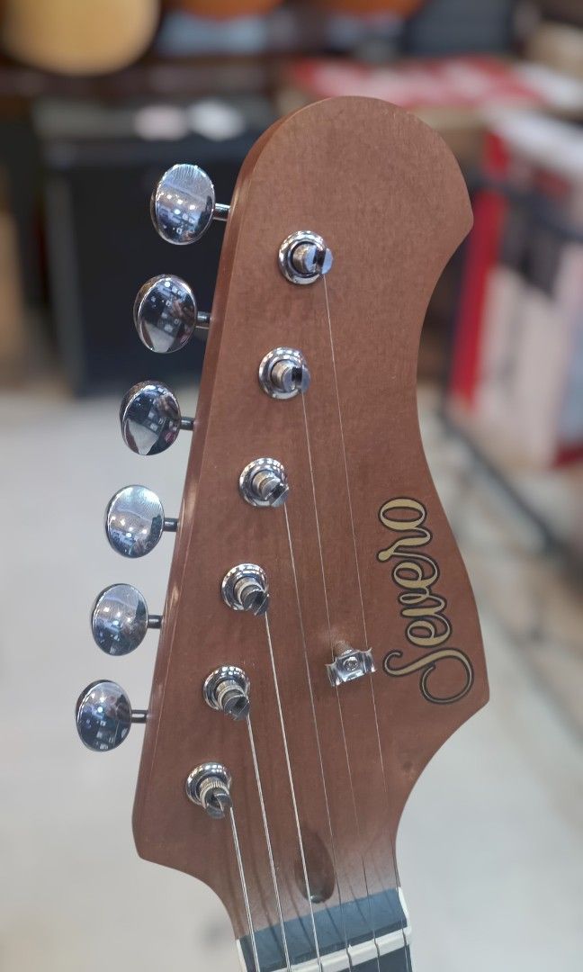 Electric Guitar - Severo Jazzmaster Modern Classic Series (Category: Musical Instruments) located in Manila. Submitted by daryloflyric30 (Listing ID 1454618809, Image 2). Description: Part of SEVERO Guitars’ Modern Classic Series, this model combines timeless style with dependable modern performance.. Its offset Jazzmaster-inspired body, roasted maple neck, and comfortable C-shaped profile deliver excellent playability and all-day comfort.. The p