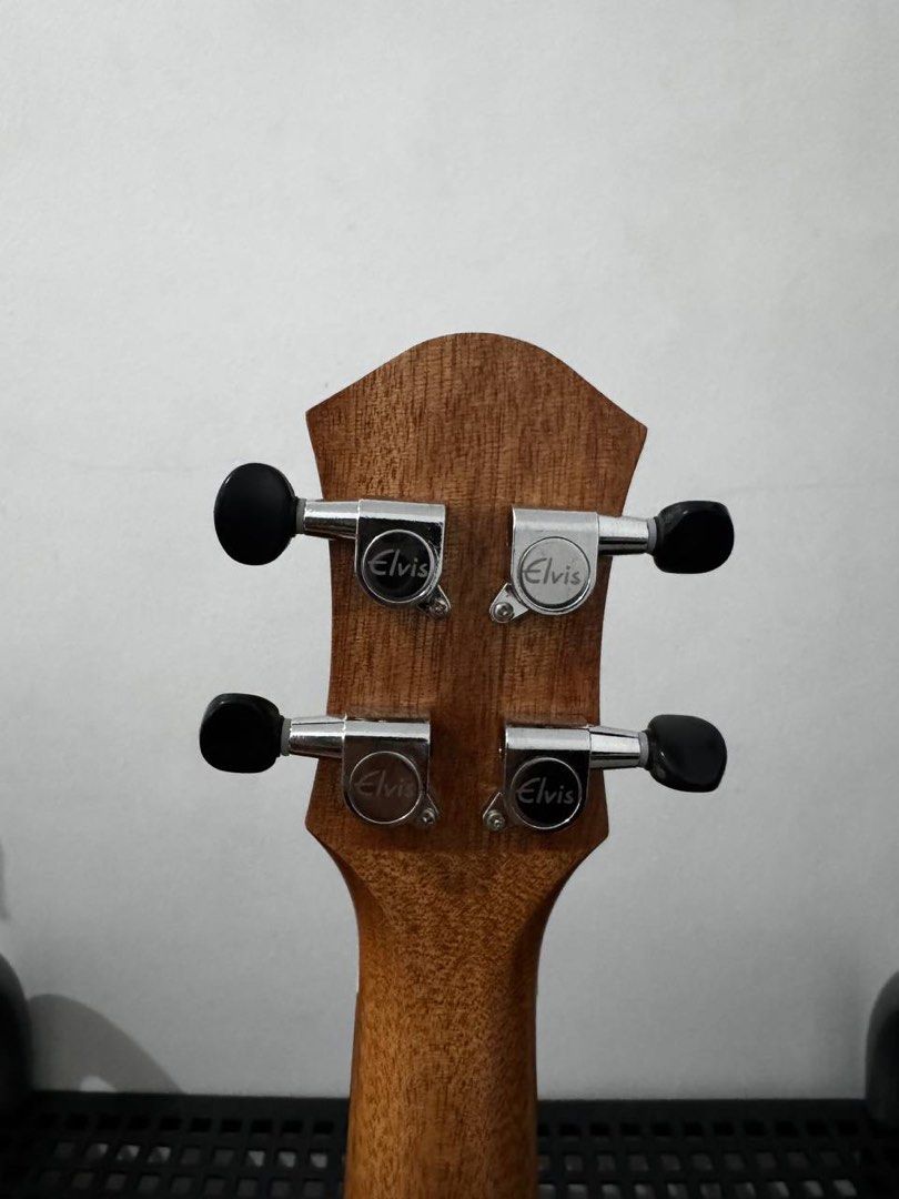 Elvis Ukulele (Category: Musical Instruments) located in San Fernando. Submitted by _itsmedani (Listing ID 1454586322, Image 3). Description: - Elvis Ukulele - Model: 1991/1999 - Body Material: Mahogany - Ideal for: Beginners - Condition: Brandnew/Unused From Japan.