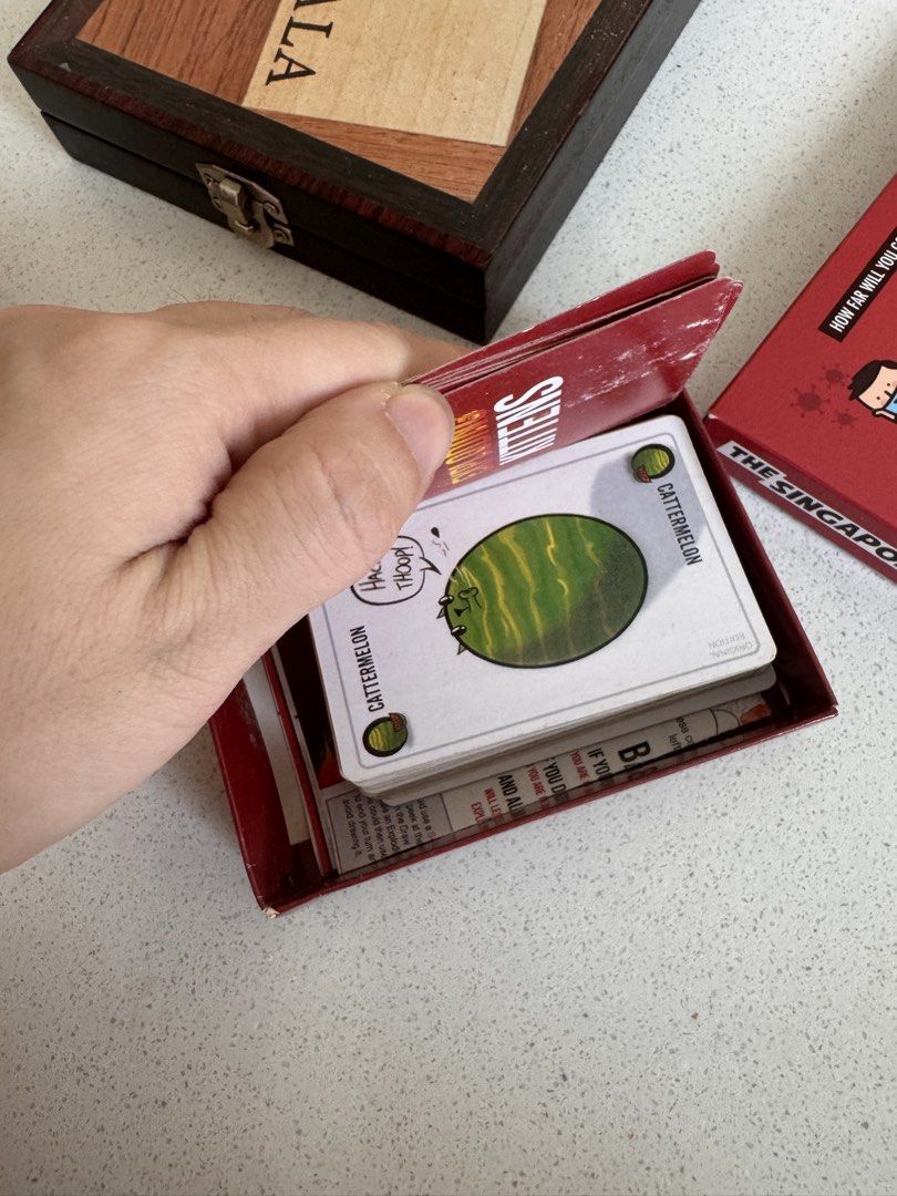 Exploding kittens (Category: Board Games & Puzzles) located in Singapore. Submitted by geeem124 (Listing ID 1454577417, Image 2). Description: .