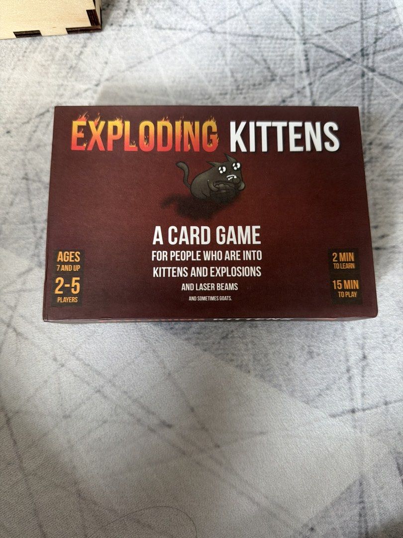 Exploding Kittens (Category: Board Games & Puzzles) located in Singapore. Submitted by mralg (Listing ID 1454641221, Image 1). Description: .