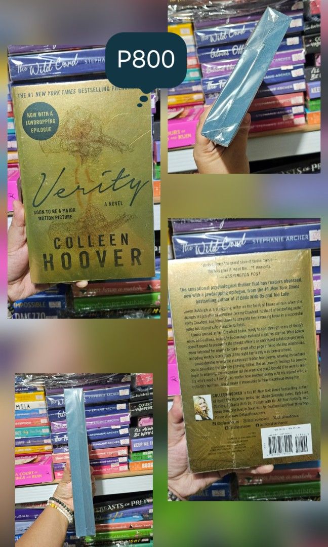 Fall at Once, Love's a Witch, Verity (Category: Storybooks) located in Manila. Submitted by maria.greys017 (Listing ID 1454682004, Image 3). Description: -Brand New and Resealed. - Stenciled and sprayed edges. - 📍SJDM, Bulacan 💸MOP: CASH-G, MARIBANK, BNK TRANSFERS 🚚MOD: Direct JnT (depends on location).