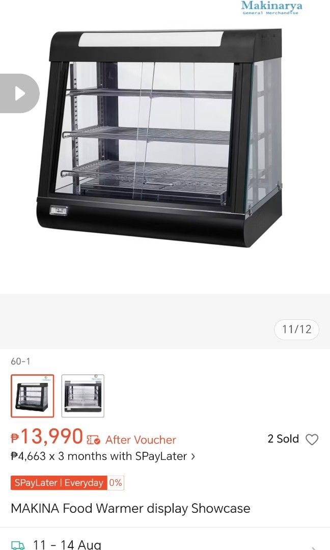 Food warmer (Category: Bakeware) located in Manila. Submitted by warmdog_ed9b76 (Listing ID 1454610348, Image 1). Description: for pick up mga boss brgy 186 caloocan,pwede tawad wag lang baratin.
