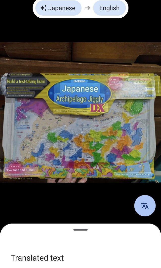 Gakken Japan Map Jigsaw DX puzzle (Category: Board Games & Puzzles) located in Cebu City. Submitted by dudes_villanueva (Listing ID 1454714895, Image 2). Description: Gakken Japan Map Jigsaw DX puzzle 📌 featuring colorful, realistic plastic pieces of Japanese prefectures 📌 The set is designed for educational purposes, focusing on improving social studies knowledge by learning prefectural shapes and positions 📌 It includes four interchangeable 