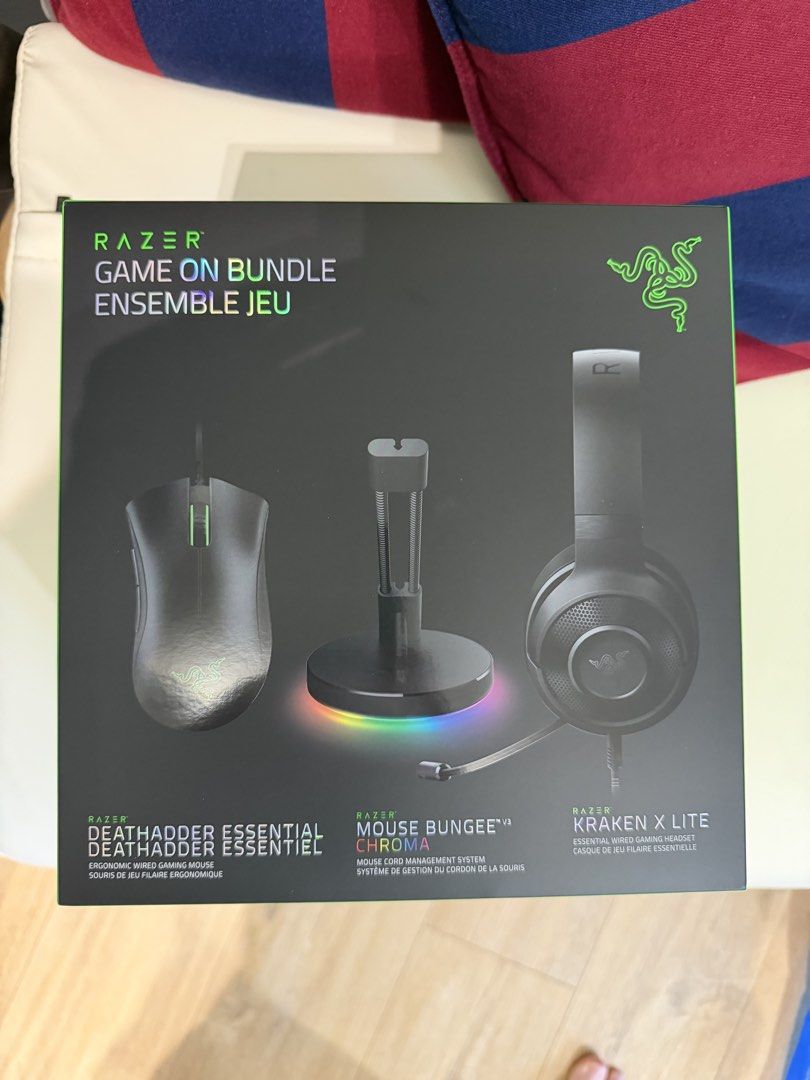 Gaming Bundle (Category: Headphones & Headsets) located in Singapore. Submitted by phil83 (Listing ID 1454656142, Image 1). Description: New, un opened price $129.00 from courts. Selling $65.