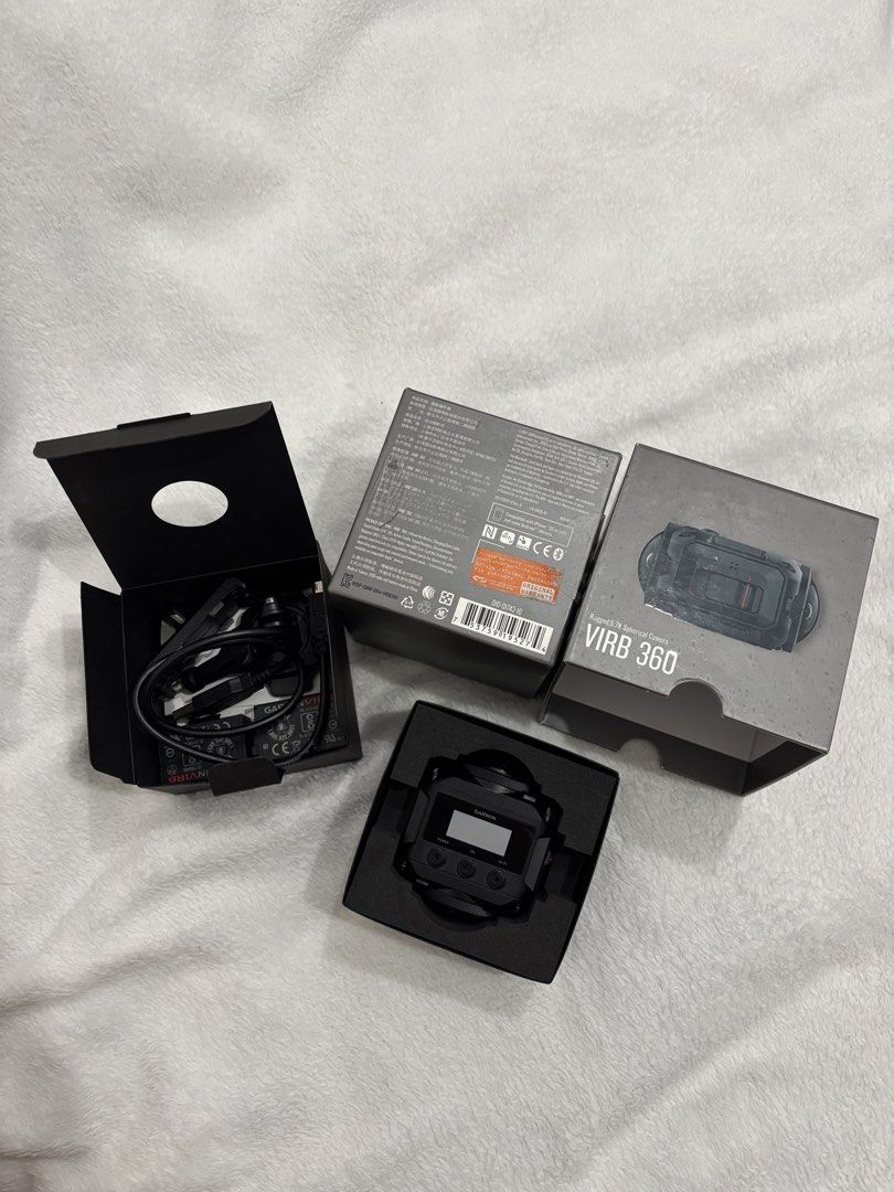 Garmin VIRB 360 Action Camera (Category: Cameras) located in Las Pinas. Submitted by dingangbato69 (Listing ID 1454669021, Image 1). Description: RFS: decluttering - Garmin VIRB 360 action camera - Includes original box, two batteries, charging cord, and mount accessories - No tripod/handgrip - Used occasionally as car dashcam - Can buy with Telesin Car Mount for an additional PHP500 (please ask so I can provide photos of the mount) - Can provide