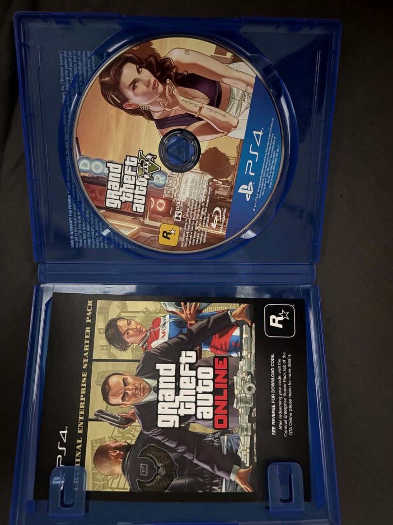 Grand Theft Auto V Premium Edition PS4 (Category: PlayStation) located in Pasay City. Submitted by chuchi9 (Listing ID 1454637483, Image 2). Description: Compatible with PS5 MOA Lalamove Grab/Moveit - Express .