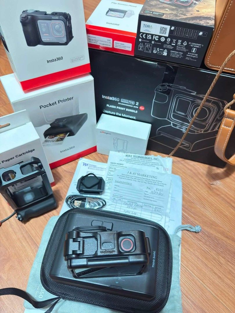 Insta360 Ace Pro 2 Flashprint Bundle (Category: Cameras) located in Angeles City. Submitted by celestialbody (Listing ID 1454606374, Image 2). Description: FOR SALE: Insta360 Ace Pro 2 Flash Print Bundle 💰 Camera: 26,000 comes with 💾 SanDisk Extreme 128GB microSD Card! 🎁 FREEBIES * ✅ 1 Box of Insta360 Photo Cartridges (10 shots) * ✅ Hard Carrying Case (black) 📦 INCLUSIONS * ✅ Complete package * 🧾 With original receipt & warranty (Purchased o