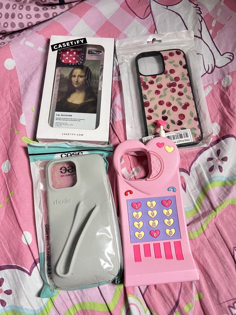 iphone 13 pro max case (Category: Cases & Sleeves) located in Manila. Submitted by chichi.moon (Listing ID 1454604088, Image 1). Description: selling it as a bundle for 350 pesos only!.