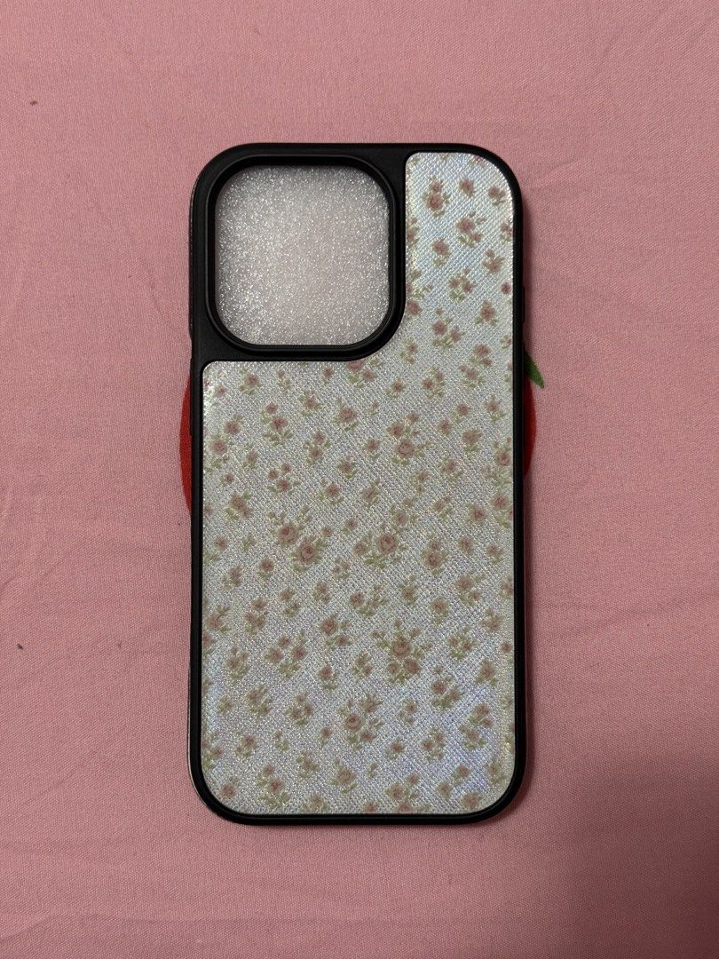 IPHONE 16 PRO HOLOGRAPHIC FLORAL CASE (Category: Cases & Sleeves) located in Bacoor. Submitted by prelove.k (Listing ID 1454658153, Image 1). Description: PLEASE RREAD❗️ - Shipping fee is shouldered by the buyer. - Delivery: PAYMENT FIRST (GCASH ONLY). - J&T and LALAMOVE only..