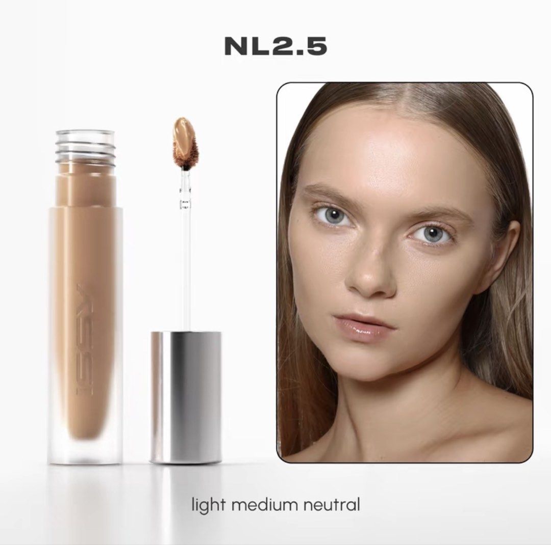 Issy Cosmetics Fluid Flex Stretchable Concealer (Category: Makeup) located in Navotas City. Submitted by kathyp10 (Listing ID 1454672677, Image 2). Description: Shade: NL2.5 Light Medium Neutral -Price negotiable for sure buyers MOP: Gcash, GoTyme MOD: Lalamove, J&T.