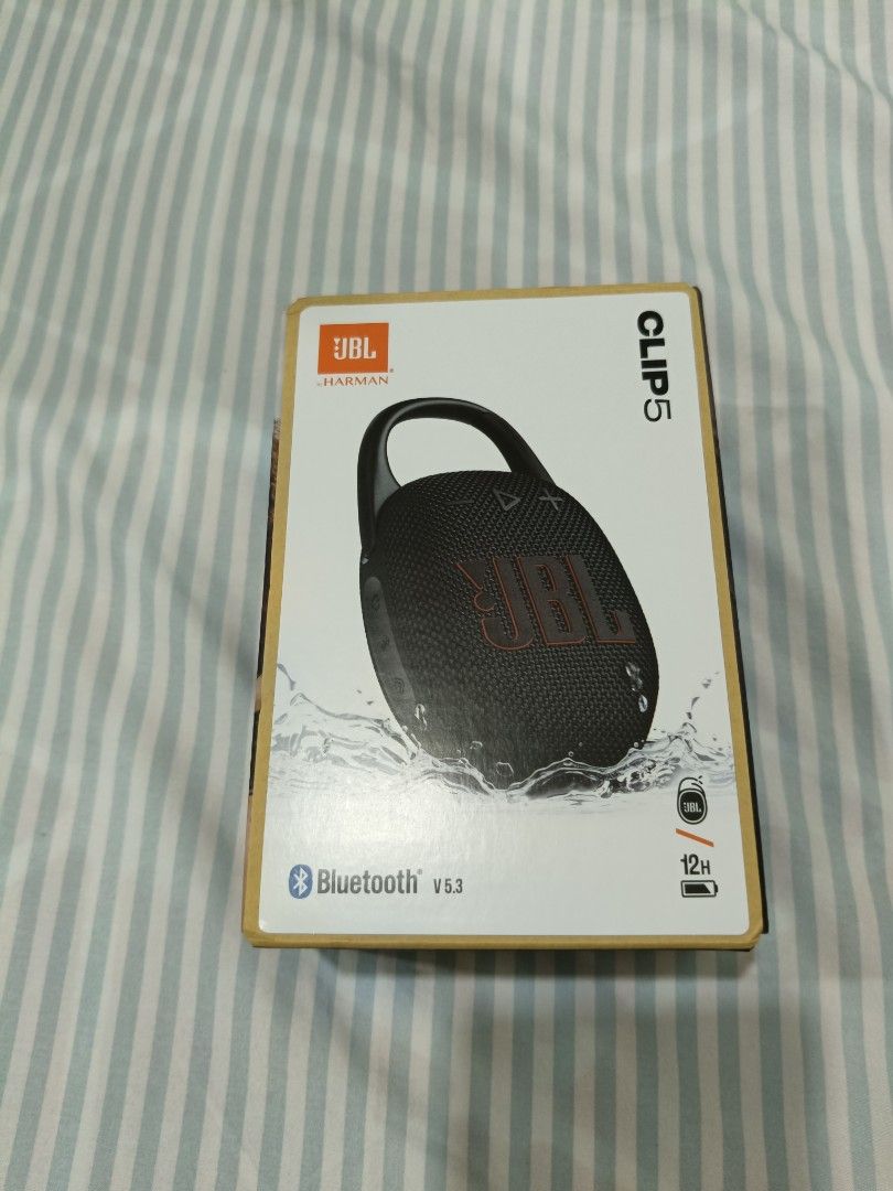 Jbl clip 5 speaker portable (Category: Portable Audio Accessories) located in Imus. Submitted by carloy (Listing ID 1394821887, Image 1). Description: brand new jbl clip 5 speaker sealed pa imus cavite.