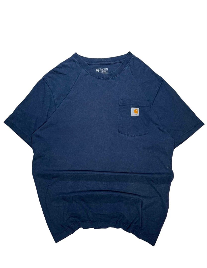 K87 CARHARTT POCKET TEE (Category: Tshirts & Polo Shirts ) located in Bangued. Submitted by seconde_official (Listing ID 1454730137, Image 1). Description: Size: Medium - Large Length: 31 inches Width: 24 inches Color rate: 8/10 Issue: No issue.