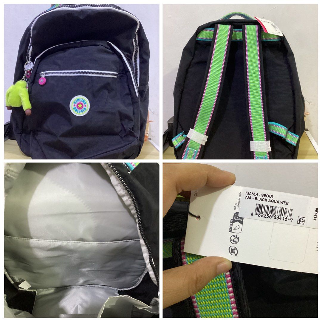 Kipling Seoul Large Backpack (Category: Backpacks) located in Marilao. Submitted by mrsbeethriftshop (Listing ID 1454661650, Image 3). Description: Guaranteed authentic bought from the US. Colors available pink, blue and black.