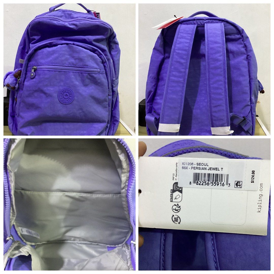 Kipling Seoul Large Backpack (Category: Backpacks) located in Marilao. Submitted by mrsbeethriftshop (Listing ID 1454661650, Image 2). Description: Guaranteed authentic bought from the US. Colors available pink, blue and black.