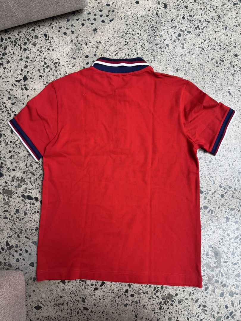 Lacoste Red Polo Shirt (Category: Tshirts & Polo Shirts ) located in Manila. Submitted by rb.declutters (Listing ID 1454594603, Image 2). Description: Size 3 classic fit.