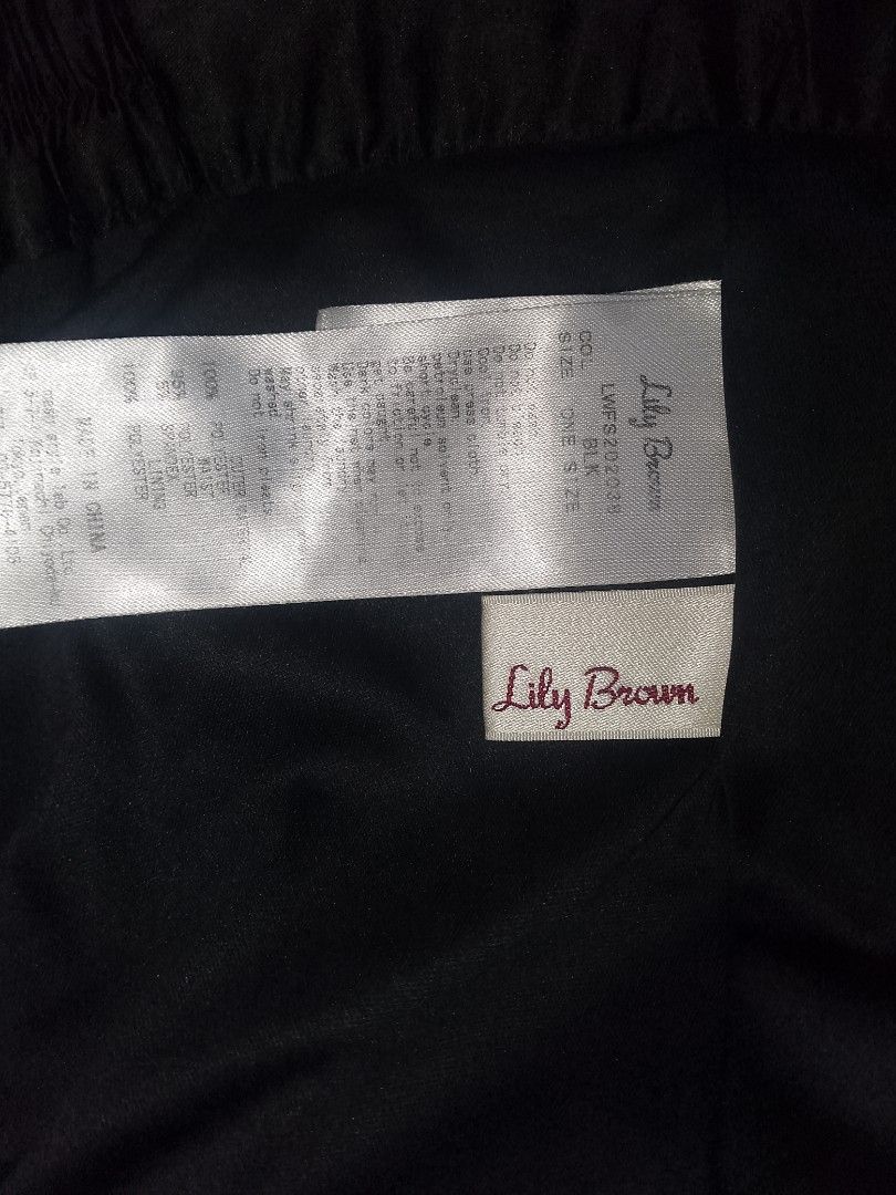 LILY BROWN Jacquard Pleated Skirt (Category: Skirts) located in San Juan, La Union. Submitted by rei_21 (Listing ID 1454701702, Image 3). Description: LILY BROWN Jacquard Pleated Skirt (authentic brand from Japan) retail price around ¥13,970 JPY ‎waist: 23"-27" length: 36" Elevate your closet with this authentic Lily Brown piece from their Spring/Summer collection! Crafted from delicate chiffon featuring a textured jacquard weave, this lightweigh