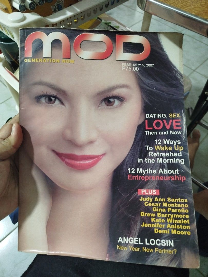 MOD magazine Angel Locsin cover (Category: Magazines) located in Quezon City. Submitted by rdrcic24 (Listing ID 1454697754, Image 1). Description: MOd magazine Angel Locsin Cover payment Gcash No Shipping, Pickup by Grab or lalamove loc: weekdays one ayala Makati weekends North Caloocan..