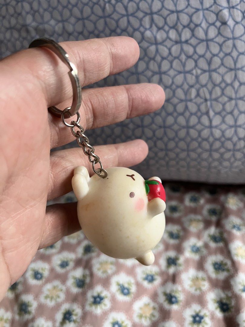Molang bag charm (Category: Character Goods) located in Paranaque City. Submitted by bonsaiart (Listing ID 1454618830, Image 2). Description: Pre owned Good condition 275+sf Shipping via J&t Payment via GCASH or paymaya No to meetup No to cod or cop No breaking of bundle or set.
