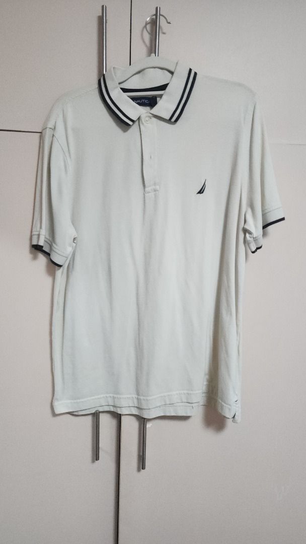 Nautica Cream Polo (Category: Tshirts & Polo Shirts ) located in Mandaluyong City. Submitted by declutteriz (Listing ID 1454731083, Image 1). Description: -Size M on tag -10/10 condition -Preloved item -PM for measurements -Shipping fee not included.