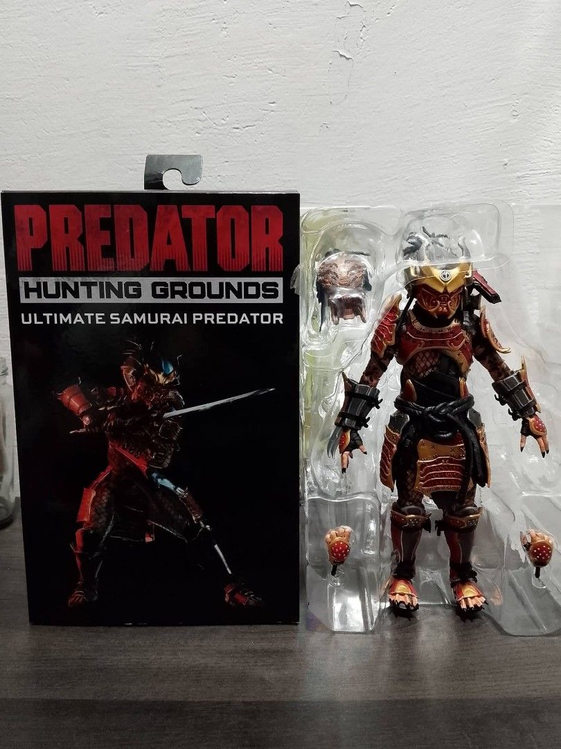 NECA Predator Hunting Grounds Ultimate Samurai Predator Figure (Category: Figurines & Statues) located in Manila. Submitted by mightybear.df46b1 (Listing ID 1454676602, Image 1). Description: Selling the NECA Ultimate Samurai Predator from Hunting Grounds. With out accessories original box. Great for any Predator fan collection..