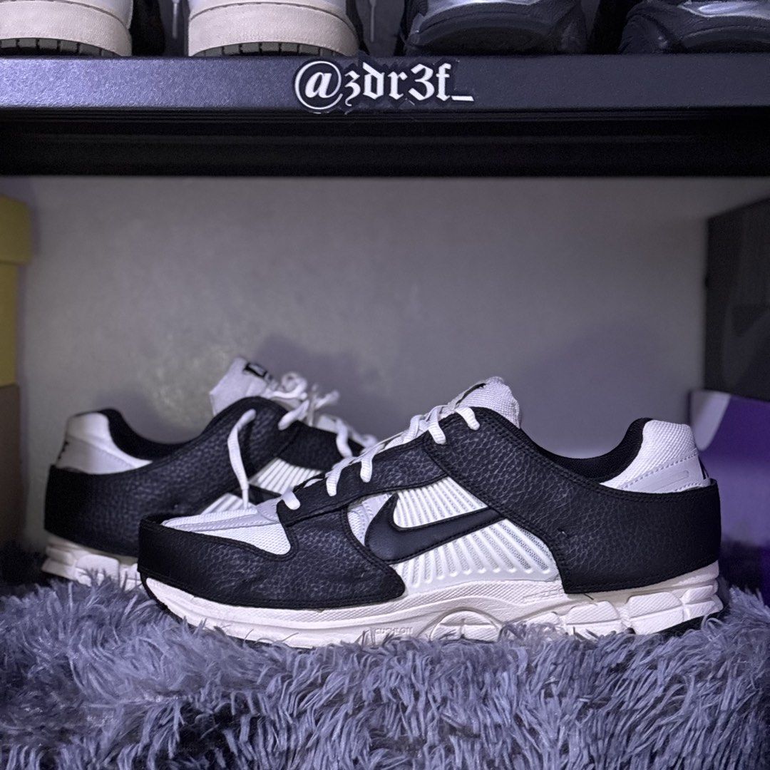 Nike Vomero 5 'Timeless Panda Dunks' (2023) (Category: Sneakers) located in Bulacan. Submitted by zdref_ (Listing ID 1454634103, Image 1). Description: DECLUTTER/TRADE (10-10-5 ONLY) Nike Vomero 5 'Timeless Panda Dunks' (2023) 11 USED ONCE (LIKE NEW) | PAIR ONLY ₱4,000 Meet-up, Lalamove, J&T, JRS, or LBC.