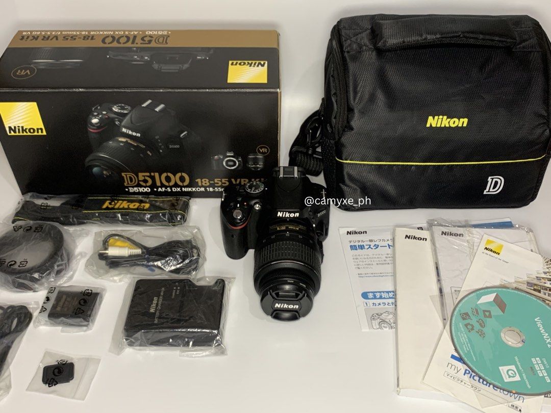NIKON D5100 DSLR — COMPLETE BOX SET (Category: Cameras) located in Iloilo. Submitted by camyxe_26 (Listing ID 1454629028, Image 3). Description: 📸 NIKON D5100 DSLR — COMPLETE BOX SET 💰 ₱21,999 (negotiable ) ✨ LOW 6K SHUTTER COUNT • COMPLETE SET • CLEAN CONDITION ✨ Looking for an affordable DSLR that’s ready for photography, school projects, travel, portraits, events, and content creation? This Nikon D5100 is a great beginner-friendly DSLR with 