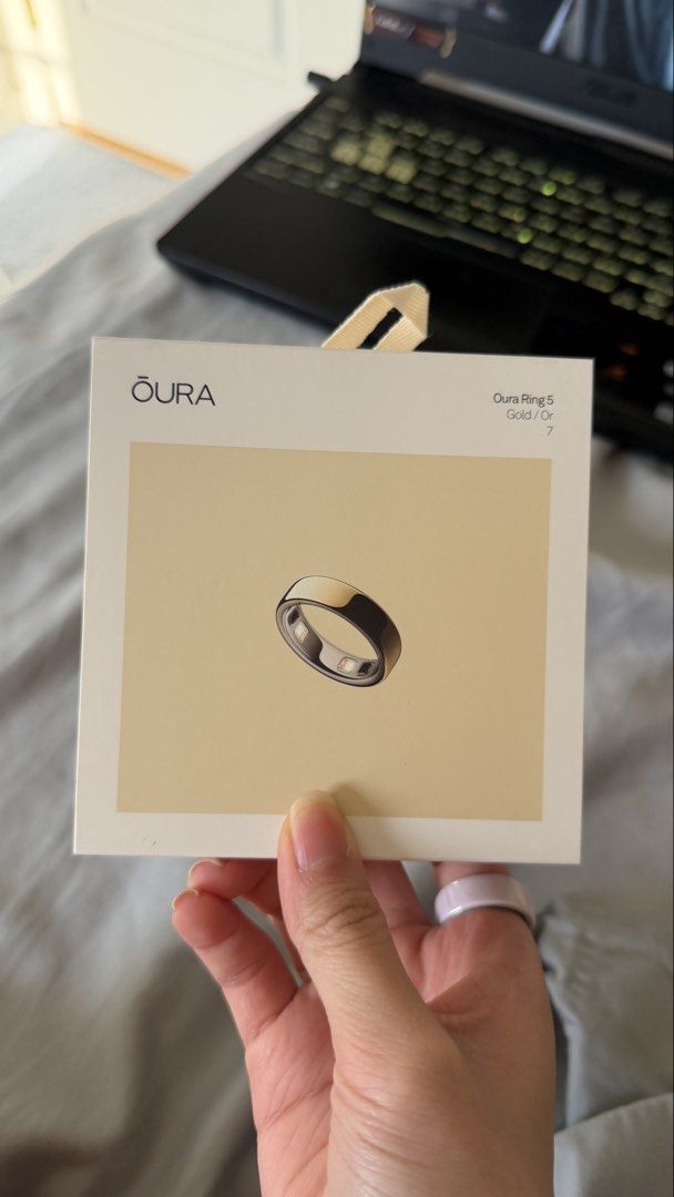 Official Oura Ring 5 (Gold) - Size 7 (Category: Rings) located in Quezon City. Submitted by jkvante (Listing ID 1454687110, Image 1). Description: RFS: Received as gift. SRP is PH is 36,855 PHP but only selling for 32K! I tried it on for one day .
