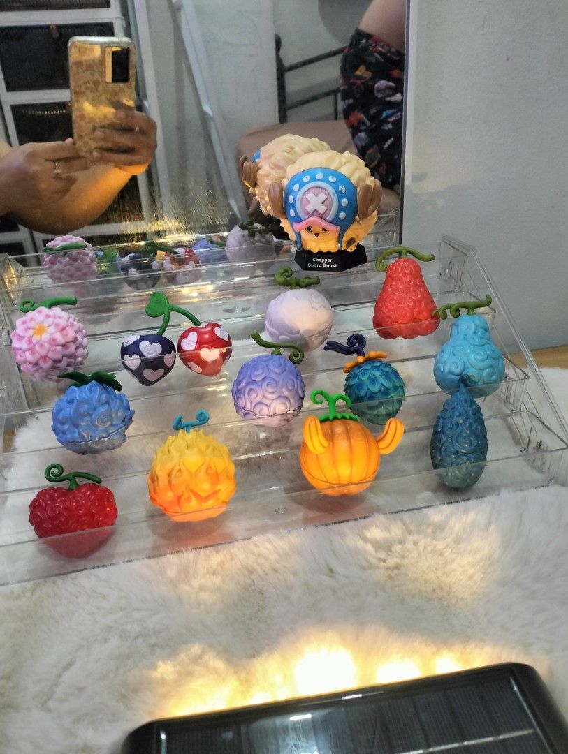 one piece set (Category: Looking For) located in Manila. Submitted by alayassulittipidfinds (Listing ID 1454709564, Image 2). Description: 12 pcs. sinumpang prutas 1 chopper.