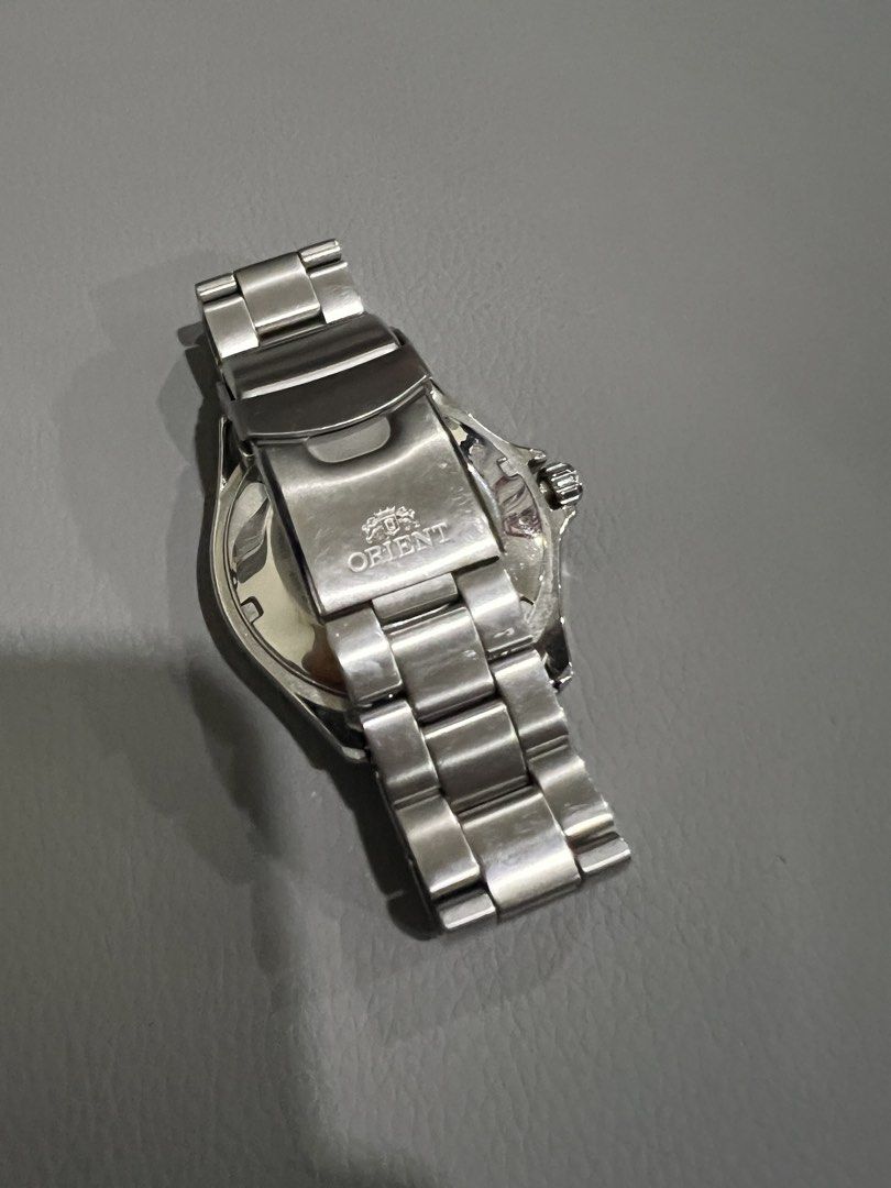 Orient Kamasu 10,000 negotiable (Category: Men's Watches) located in Quezon City. Submitted by jolie67 (Listing ID 1454750614, Image 3). Description: Selling my Orient Kamasu RA-AA0001B19B in black dial and stainless-steel bracelet. One of Orient’s most popular automatic divers, featuring a sapphire crystal, 200m water resistance, automatic F6922 movement and day/date display. Specs: * Orient Kamasu * Reference: RA-AA0001B19B * 41.8mm case * Orie