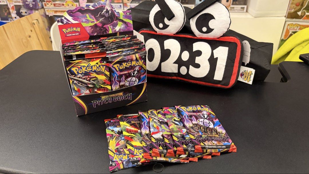 Pokemon TCG Mega Evolution Pitch Black Booster Packs (Category: Card Packs) located in Cavite. Submitted by jace.themerchant (Listing ID 1454726595, Image 2). Description: Pokemon TCG Mega Evolution Pitch Black Booster Packs Php 360.00 per pack. If you’re getting more than 5, its Php 350.00 each. 100% Original. Mega Evolution Pitch Black.