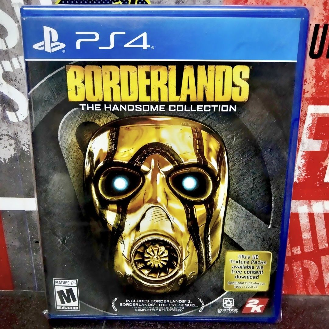 PS4 Borderlands: The Handsome Collection (Category: PlayStation) located in Apalit. Submitted by reworkz (Listing ID 1454669084, Image 1). Description: - Includes Borderlands 2 and Borderlands: The Pre-Sequel Location: Apalit, Pampanga Shipping available via Lalamove / LBC / J&T Meet-up: Apalit / Calumpit MOP: GCash.