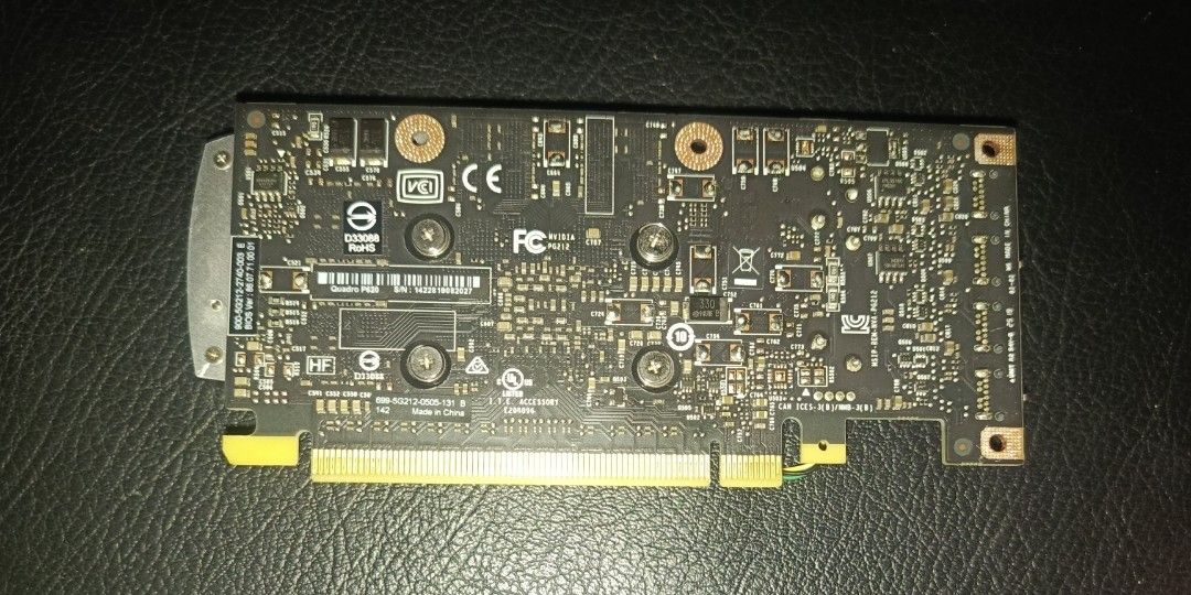 QUADRO P620 LOW PROFILE (Category: Computer Parts) located in Manila. Submitted by nxtzuu (Listing ID 1454723087, Image 2). Description: 2gb gddr5 has mini 4dp and with free mini dp to hdmi adapter great for light gaming and good for office works power efficient and has no major issues san andres bukid mnl loc can ship but buyers fee can do meetup in sm and lrt *WHAT YOU SEE IS WHAT YOU GET*.