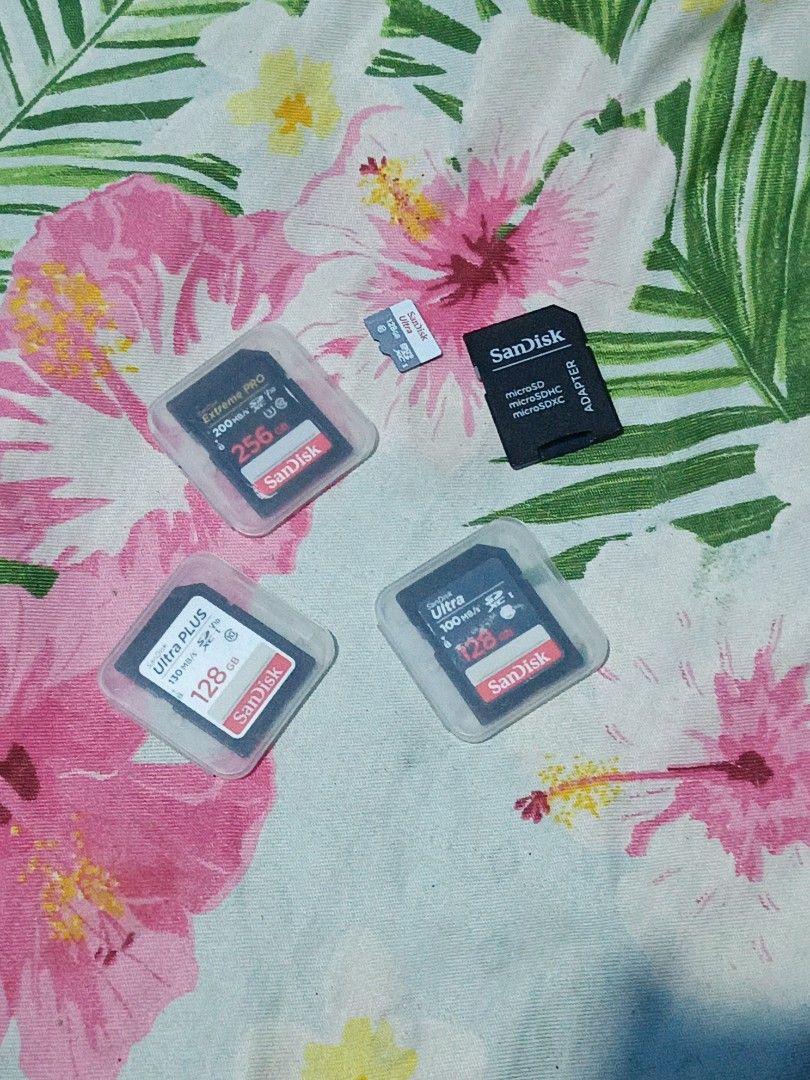 Sandisk Sd Card (Category: Memory & SD Cards) located in Quezon City. Submitted by jerickhermocilla-15635 (Listing ID 1454706035, Image 1). Description: ‎-SanDisk Extreme PRO 256GB - 3900 Sold -Sandiskmicro ultra SD Card 128gb with adapter - 1300 ‎- SanDisk Ultra PLUS 128GB microSD Card- 2500 ‎-Sandisk Ultra 128gb - 1300 ‎- High-speed performance for smooth operation and quick file transfers ‎ ‎no issues all original personal used ‎ ‎meetup: sm n