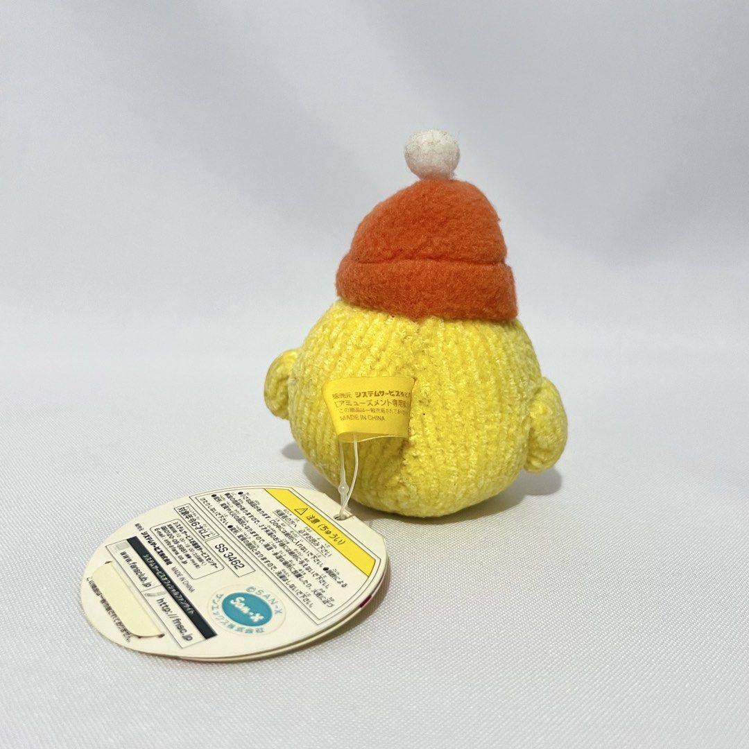 San-X Kiiroitori/Kiiroi knitted Plush height: 9cm - Php 250 (Category: Plushies & Soft Toys) located in Davao. Submitted by pandorastoybox (Listing ID 1454723433, Image 2). Description: San-X Kiiroitori/Kiiroi knitted Plush height: 9cm - Php 250.