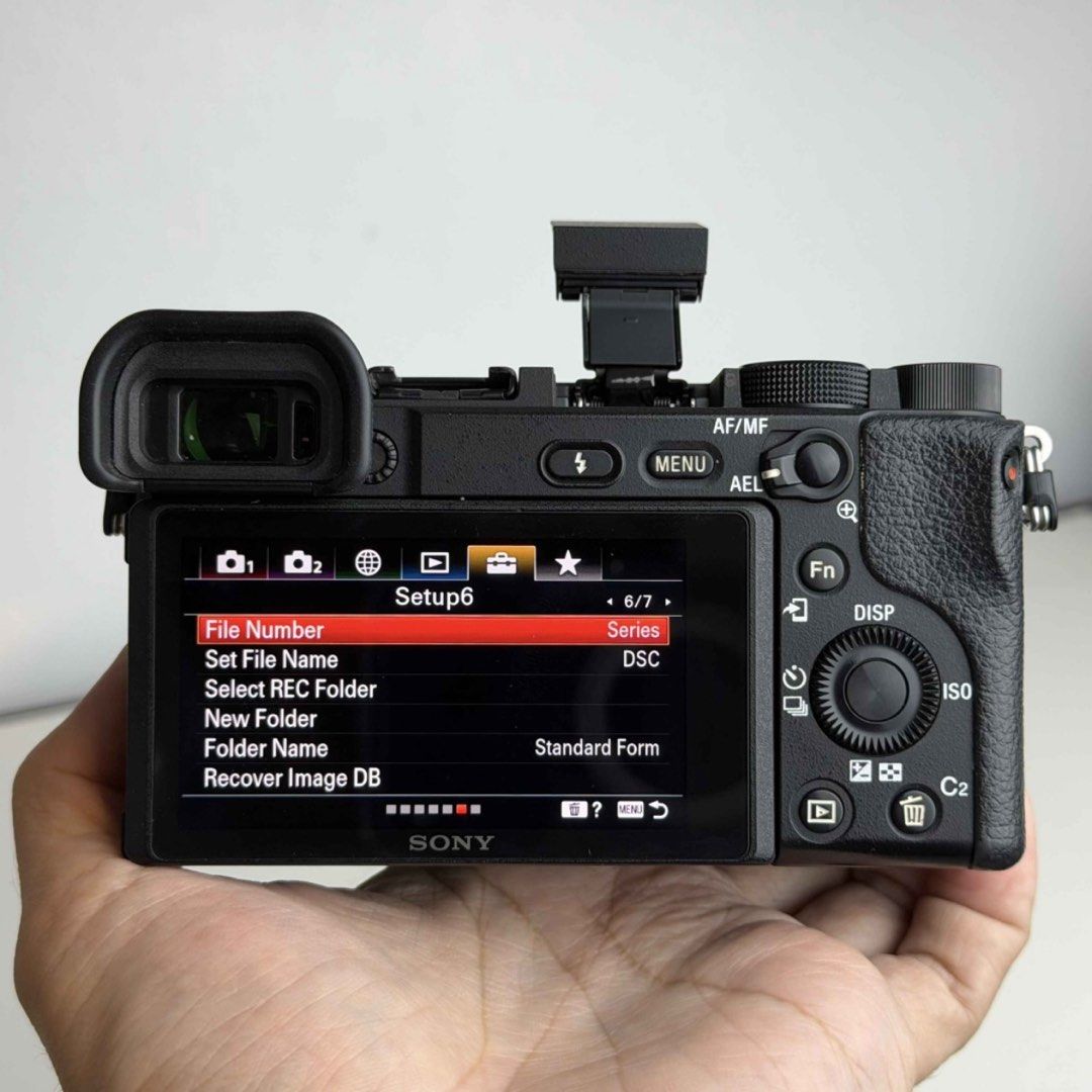 Sony Alpha a6400 Mirrorless Camera with 16-50mm Lens (Category: Cameras) located in San Jose del Monte. Submitted by realkoala (Listing ID 1454745882, Image 3). Description: Sony A6400 Mirrorless Sony 16-50mm Lens 24MP - APS-C CMOS Sensor ISO 100 - 32000( expands to 102400) 3.00” Tilting Screen 2359k dot Electronic viewfinder 11.Ofps continuous shooting 4K at 30fps and FHD at 120fps Video Recording Built-in Wireless 403g. 120 × 67 × 60 mm Weather