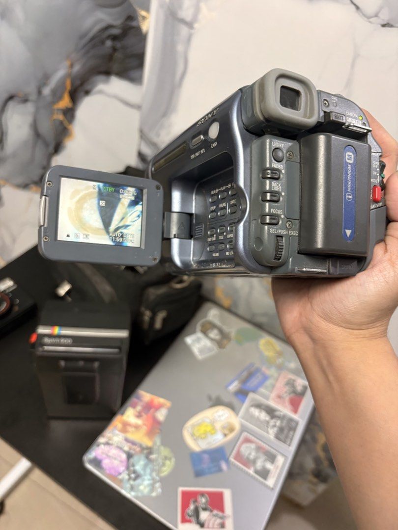 SONY HI8 camcorder (working well) (Category: Camera Bags & Carriers) located in Rodriguez. Submitted by reeze121 (Listing ID 1454617217, Image 3). Description: 📹 SONY HANDYCAM Hi8 CCD-TRV128 FOR SALE‼️‼️ • Sony Handycam Hi8 CCD-TRV128 • NightShot / night mode • Built-in flash • slight screen burn, but does not affect recording or video quality • includes charger • comes with freebie cameras‼️ • tested and working very well • used it for gigs / p