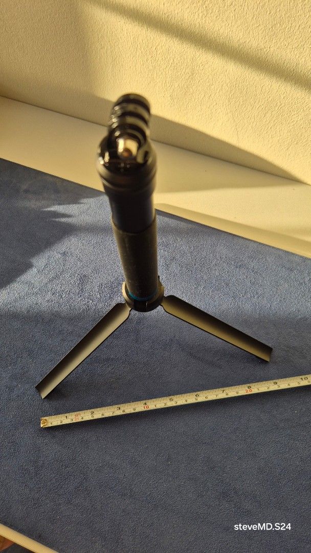 Telesin Extension Pole Grip Monopod-Tripod (Category: Tripods & Monopods) located in Bantay. Submitted by backyardcyclist (Listing ID 1454587934, Image 3). Description: - Telesin Monopod-Tripod - Versatile 2-in-1 design: Use as an extension pole or a tripod. - Perfect for capturing wider shots or achieving stable footage. - Extends to a generous length for more shooting options. - Sturdy tripod legs fold out for a stable base. - Universal mount c