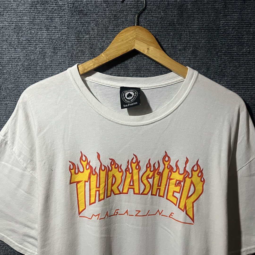 THRASHER MAGAZINE FLAME LOGO (Category: Activewear) located in Naga. Submitted by goodfinds_only.v1 (Listing ID 1454597258, Image 3). Description: FOR SELL -THRASHER MAGAZINE FLAME LOGO SIZE:XL MEASUREMENTS WIDTH:23 INCHES LENGTH:31 INCHES COLOR RATE:9/10 COLOR MAY VARY DUE TO LIGTHNING GOOD CONDITION DM ME TO PURCHASE! LOCATION:NAGA CITY BICOL.