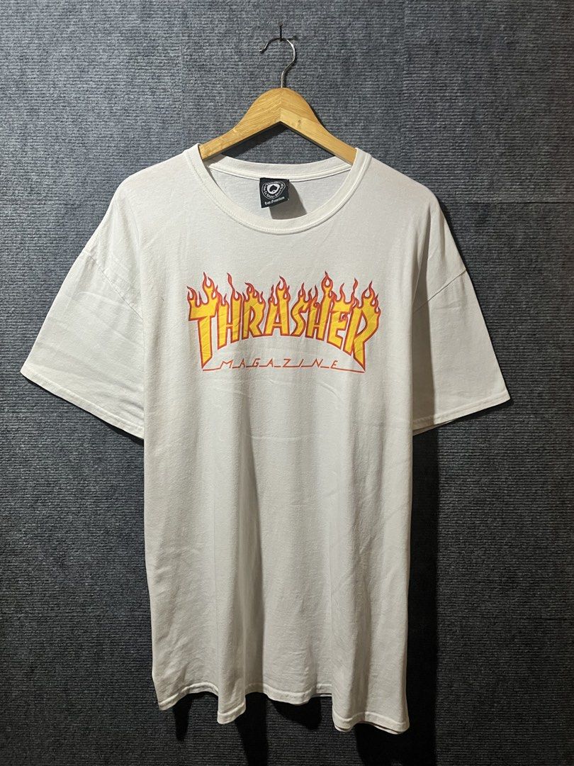 THRASHER MAGAZINE FLAME LOGO (Category: Activewear) located in Naga. Submitted by goodfinds_only.v1 (Listing ID 1454597258, Image 2). Description: FOR SELL -THRASHER MAGAZINE FLAME LOGO SIZE:XL MEASUREMENTS WIDTH:23 INCHES LENGTH:31 INCHES COLOR RATE:9/10 COLOR MAY VARY DUE TO LIGTHNING GOOD CONDITION DM ME TO PURCHASE! LOCATION:NAGA CITY BICOL.
