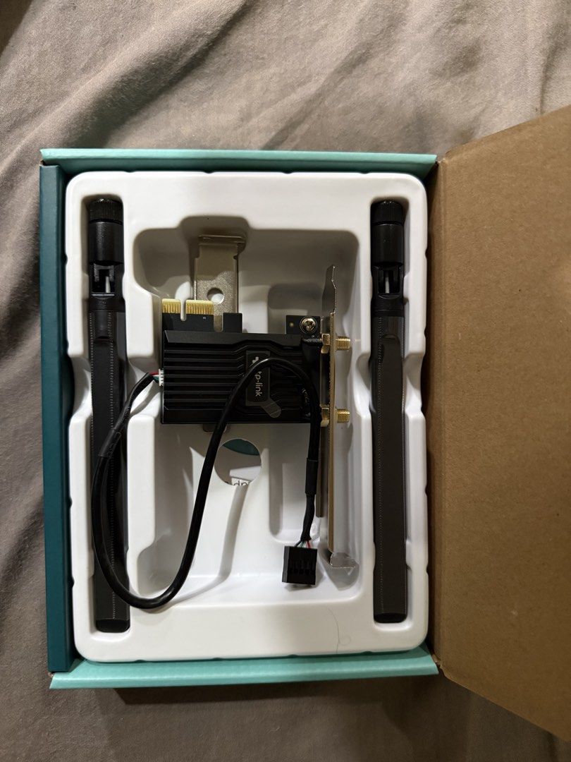 tp-link Archer TX20E Wi-Fi & Bluetooth Adapter (Category: Desktops) located in Makati City. Submitted by louiecamaclang (Listing ID 1454645686, Image 2). Description: Never used. Fixed price. Selling below SRP. Meetups in Makati. Delivery to be shouldered by buyer. .