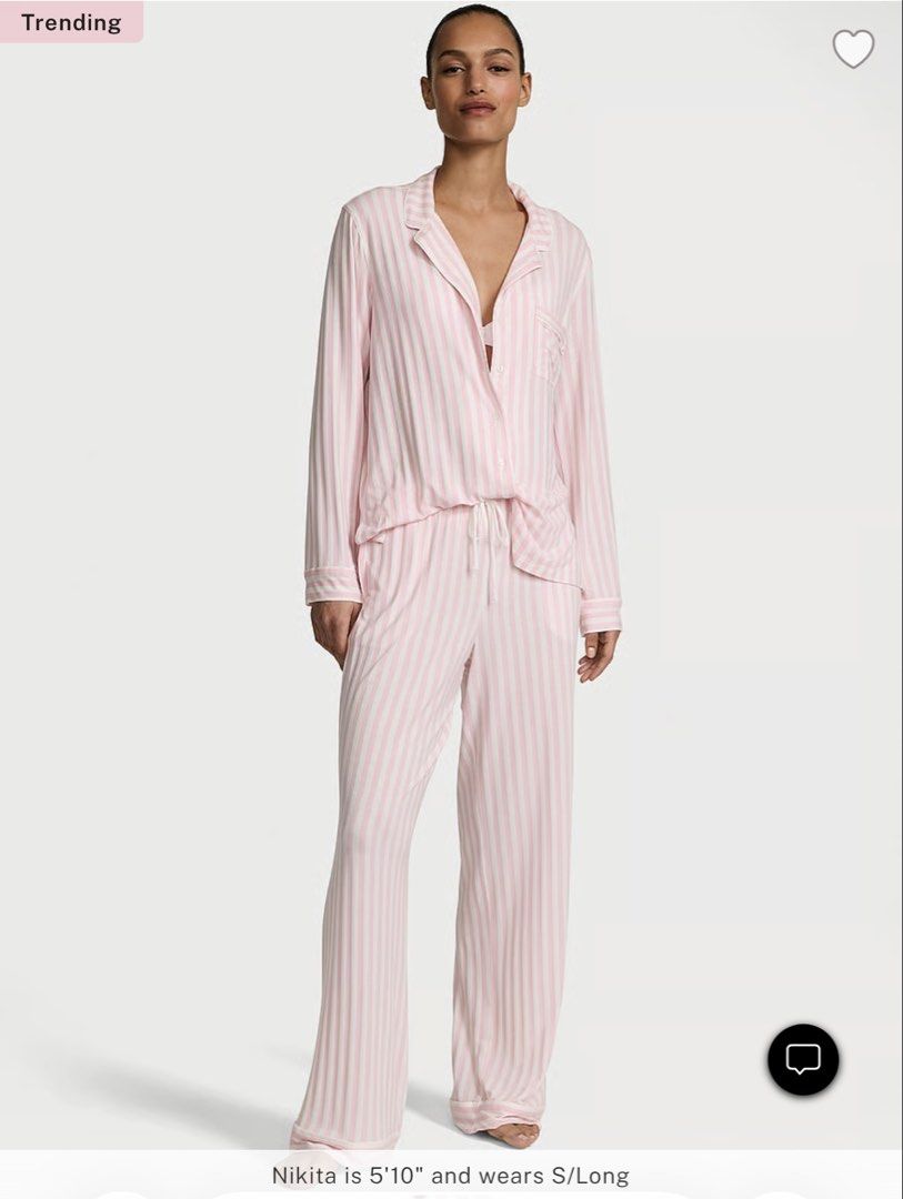 Victoria’s Secret Pajama Set (Category: Undergarments & Loungewear) located in Rizal. Submitted by miss2lyps (Listing ID 1454725497, Image 2). Description: - used twice only - please see second picture for reference - authentic - size: medium.